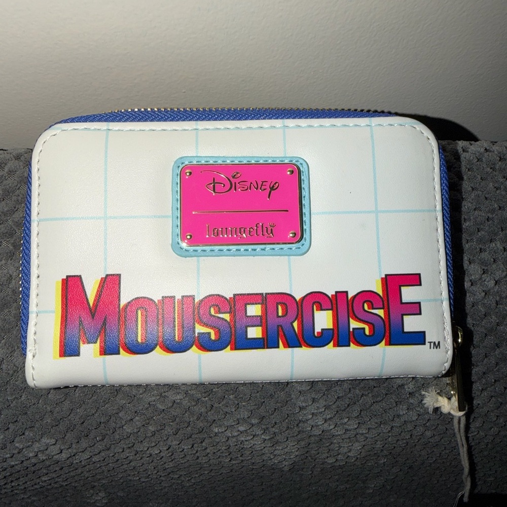 Loungefly Disney Mousercise White Wallet